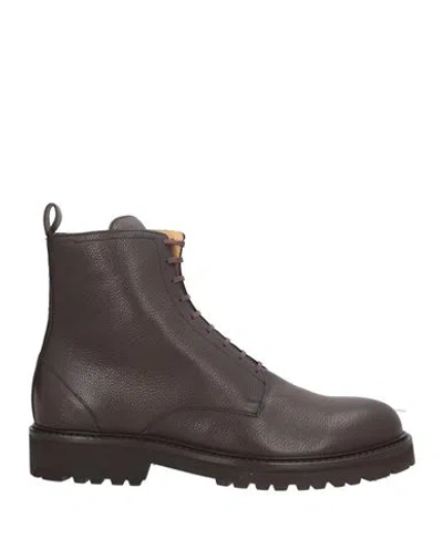 Bally Man Ankle Boots Dark Brown Size 9 Calfskin