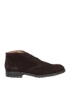 Bally Man Ankle Boots Dark Brown Size 9 Cow Leather