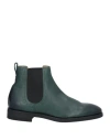 BALLY BALLY MAN ANKLE BOOTS DARK GREEN SIZE 9 LEATHER