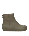 Bally X Monocle Cubrid Curling Ankle Boots In Green