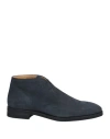 BALLY BALLY MAN ANKLE BOOTS NAVY BLUE SIZE 9 CALFSKIN