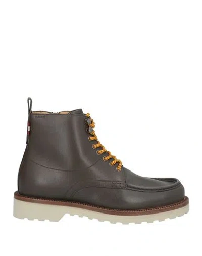 Bally Man Ankle Boots Steel Grey Size 9 Calfskin
