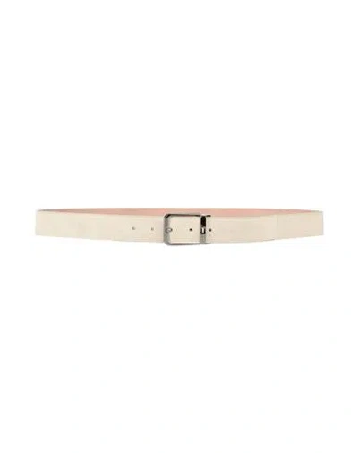 Bally Man Belt Beige Size 43 Leather