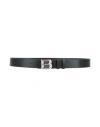 Bally Man Belt Black Size 39.5 Leather In Black