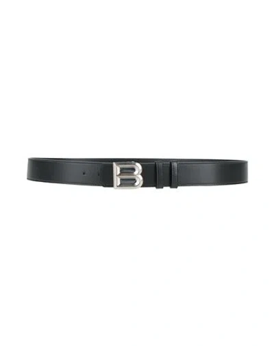 BALLY BALLY MAN BELT BLACK SIZE 32 LEATHER