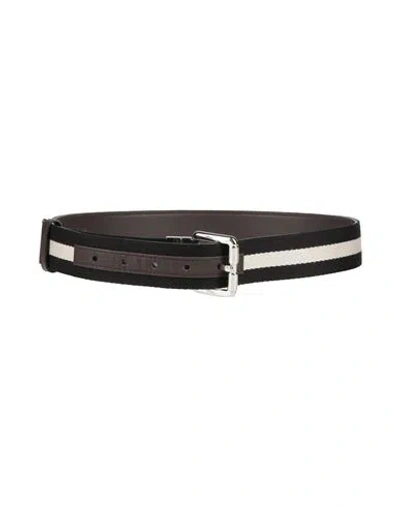 Bally Man Belt Black Size 34 Textile Fibers
