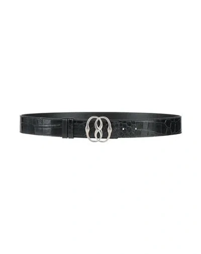 Bally Man Belt Black Size 36 Leather