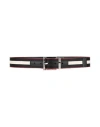 Bally Man Belt Black Size 36 Textile Fibers