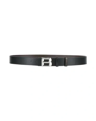 Bally Man Belt Black Size 39.5 Leather