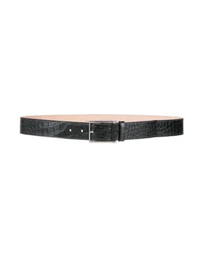 Bally Man Belt Black Size 42 Leather