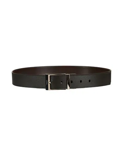 Bally Man Belt Black Size 42 Leather
