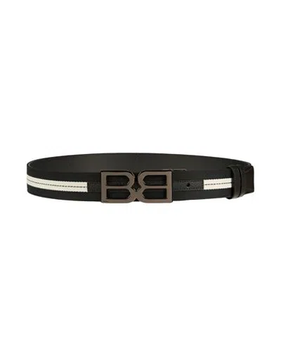 Bally Man Belt Black Size 42 Textile Fibers