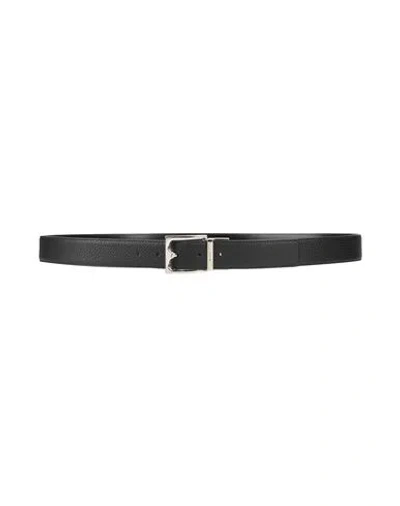 Bally Man Belt Black Size 43 Calfskin