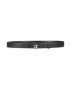 Bally Man Belt Black Size 43 Leather In Black