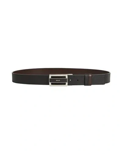 Bally Man Belt Black Size 43 Leather
