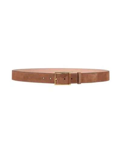 Bally Man Belt Camel Size 42 Leather In Beige