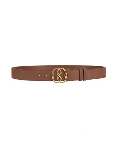 Bally Man Belt Chocolate Brown Size 43 Bull Skin