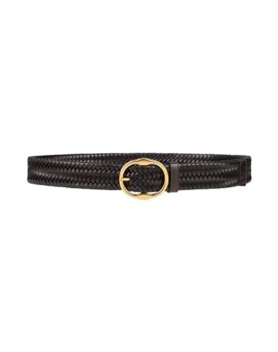 Bally Man Belt Dark Brown Size 36 Leather