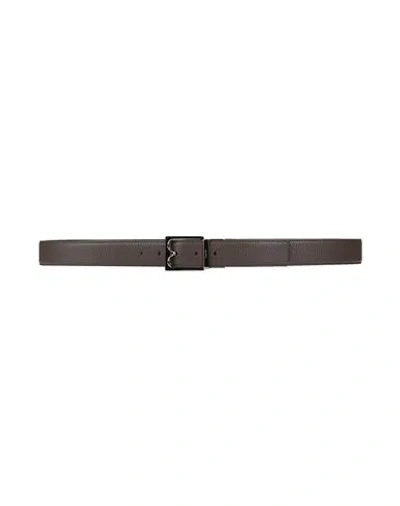 Bally Man Belt Dark Brown Size 43 Calfskin