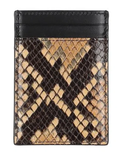 Bally Man Cardholder Beige Size - Leather
