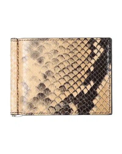 Bally Man Cardholder Beige Size - Leather In Sand