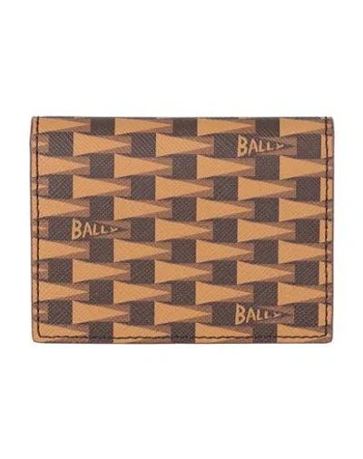 Bally Man Cardholder Camel Size - Leather