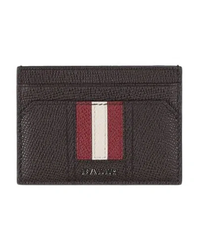 Bally Man Cardholder Dark Brown Size - Leather