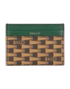 Bally Man Cardholder Dark Green Size - Leather In Green