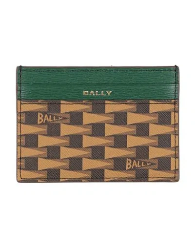 Bally Man Cardholder Dark Green Size - Leather