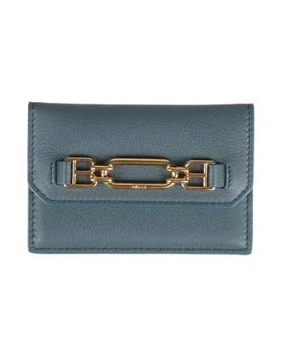 Bally Man Cardholder Slate Blue Size - Cow Leather