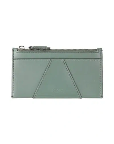 Bally Man Coin Purse Sage Green Size - Leather