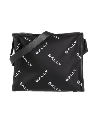 Bally Man Cross-body Bag Black Size - Nylon, Leather