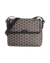 Bally Man Cross-body Bag Dark Brown Size - Textile Fibers In Brown