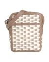 Bally Man Cross-body Bag Khaki Size - Polyurethane In Beige