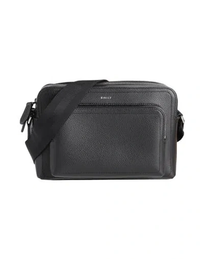 Bally Man Cross-body Bag Black Size - Leather