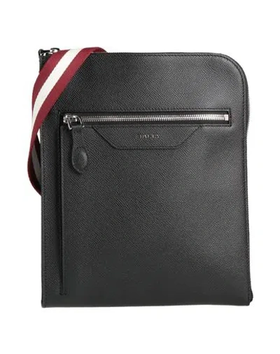 Bally Man Cross-body Bag Black Size - Leather