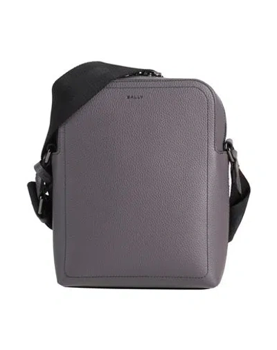 Bally Man Cross-body Bag Charcoal Size - Leather