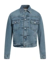 Bally Man Denim Outerwear Blue Size 40 Cotton, Polyester, Wool In Blue