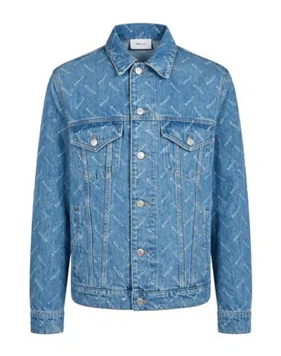 Bally Man Denim Outerwear Blue Size M Cotton