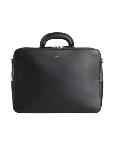 Bally Man Handbag Black Size - Leather