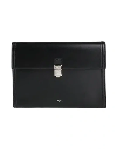 Bally Man Handbag Black Size - Leather