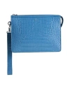 Bally Man Handbag Blue Size - Leather In Blue