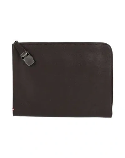 Bally Man Handbag Cocoa Size - Bovine Leather In Brown