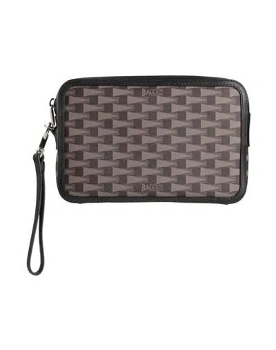 Bally Man Handbag Dark Brown Size - Leather