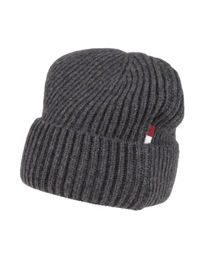 Bally Man Hat Charcoal Size Onesize Cashmere In Gray