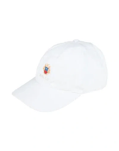 Bally Man Hat White Size Onesize Cotton