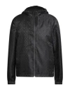 Bally Man Jacket Black Size 44 Recycled Polyester, Lambskin In Black