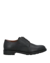 Bally Man Lace-up Shoes Dark Brown Size 12 Bovine Leather In Black