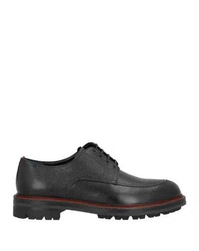 Bally Man Lace-up Shoes Black Size 7 Calfskin