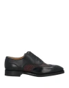 Bally Man Lace-up Shoes Black Size 7 Calfskin In Black